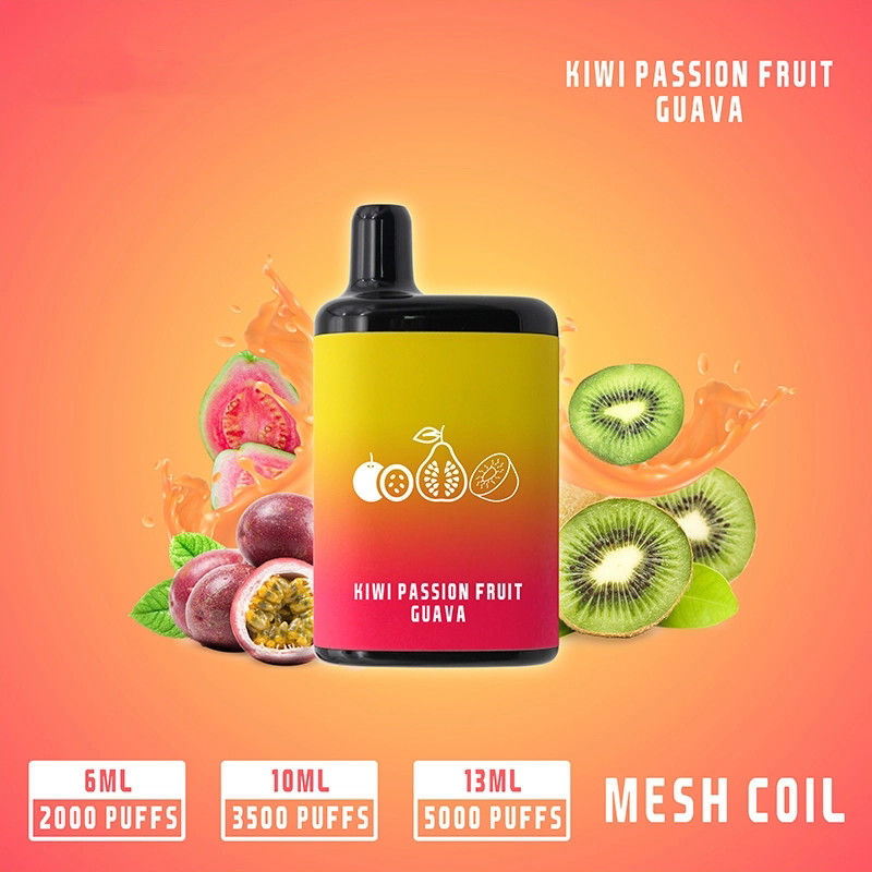 400Mah Rechargeable 2000 Puff Vape Pen Multi Flavored With 6ml E Liquid