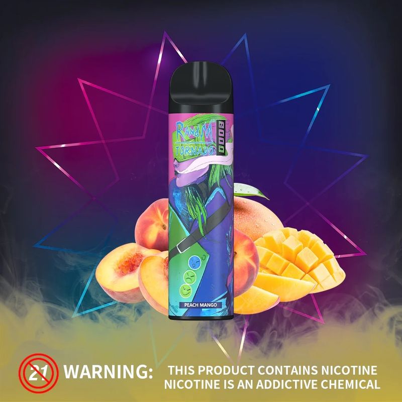 Mesh Coil 8000 Puff Vape Rechargeable Disposable Vape Mixed Fruits Flavor