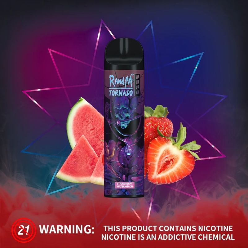 Strawberry Lemona Dual Flavor Disposable Vape Pens 2 In 1 Mesh Coiled 8000 Puff Vape
